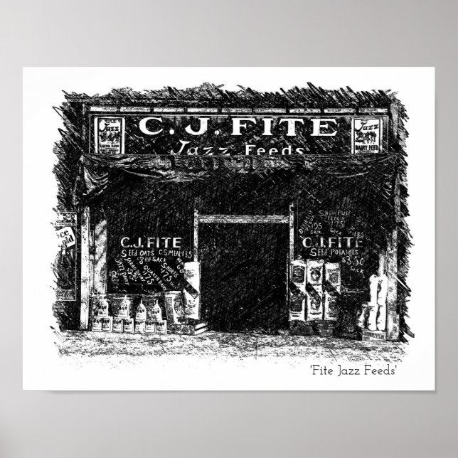 Fite Jazz Feeds wall art (Front)