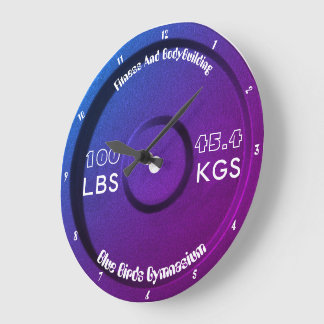 Fitness And Bodybuilding Gymnasium 100LBS/45.4KGS  Large Clock