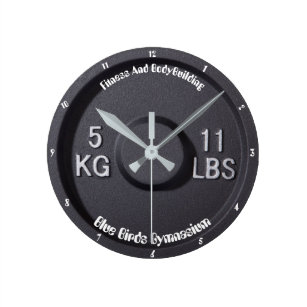 Fitness Wall Clocks Zazzle Ca