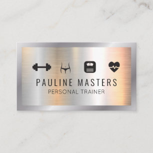 Fitness and Nutrition   Personal Trainer Appointme Appointment Card