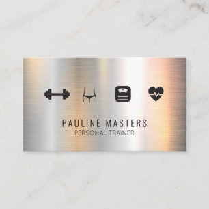 Fitness and Nutrition   Personal Trainer Appointment Card