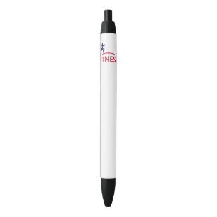 Fitness Black Ink Pen