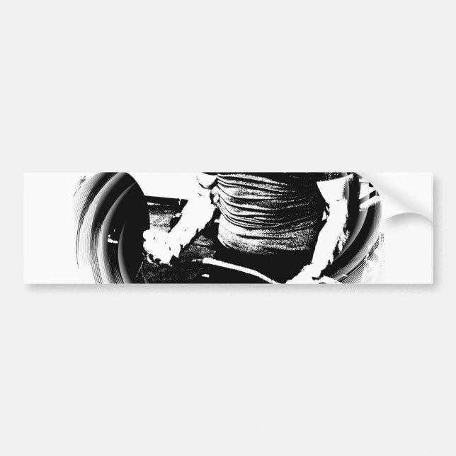 Fitness Bodybuilding Bumper Sticker (Front)