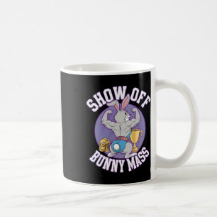 Fitness Bunny Bodybuilder Show Off Bunny M Funny R Coffee Mug