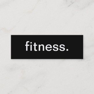 Fitness Business Card