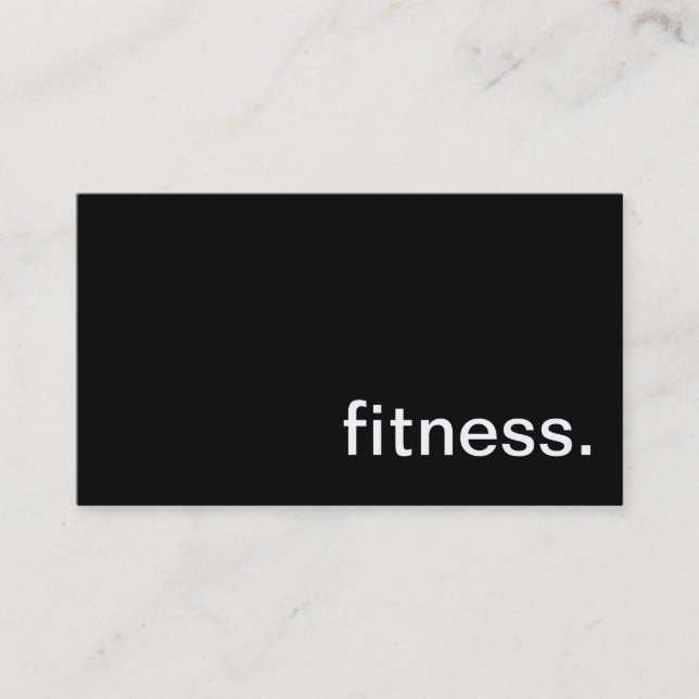 Fitness Business Card (Front)