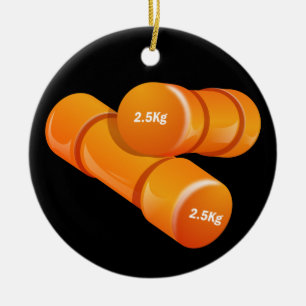 Fitness! by SRF Ceramic Ornament