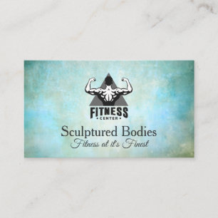 Fitness Center Logo   Gym Appointment Card