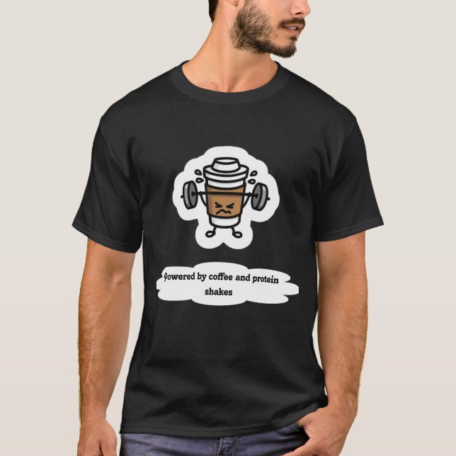 Fitness centre and coffee T-Shirt (Front)