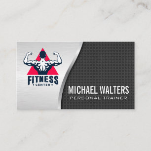 Fitness Centre   Personal Trainer Business Card