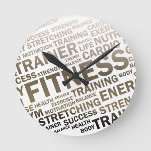 Fitness Centre/Personal Trainer Wall Clock