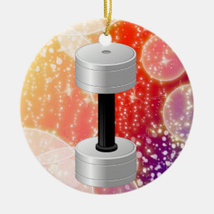 Fitness! Ceramic Ornament