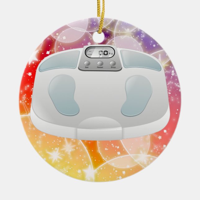 Fitness! Ceramic Ornament (Front)