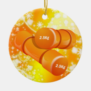 Fitness! Ceramic Ornament
