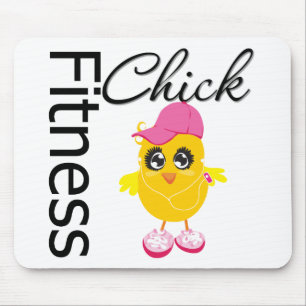 Fitness Chick Mouse Pad