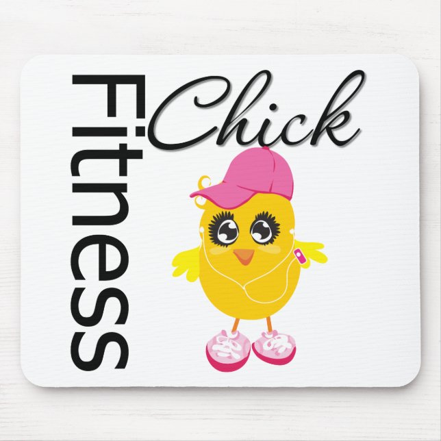 Fitness Chick Mouse Pad (Front)