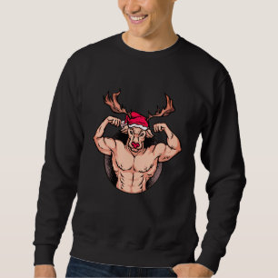 Fitness Christmas Sweater - Santa Bodybuilder