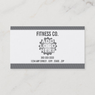 Fitness Class Business Card 10 Class Pass Card