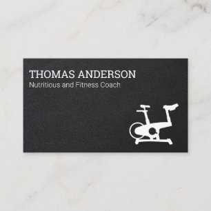 Fitness Coach   Nutritionist Health   Treadmill  Business Card