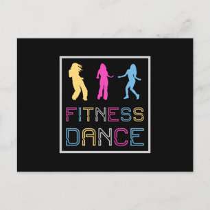Fitness Dance Gym Dancing Workout Sport Gift Idea Postcard