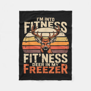 Fitness Deer In My Zer Deer Hunting Fleece Blanket