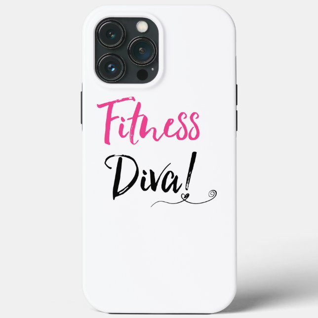 "Fitness Diva!" Case-Mate iPhone Case (Back)