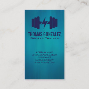Fitness   Dumbbell Weights  Appointment Card