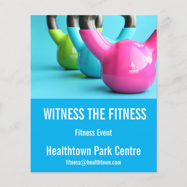 Fitness flyer fitness event or expo (Front)