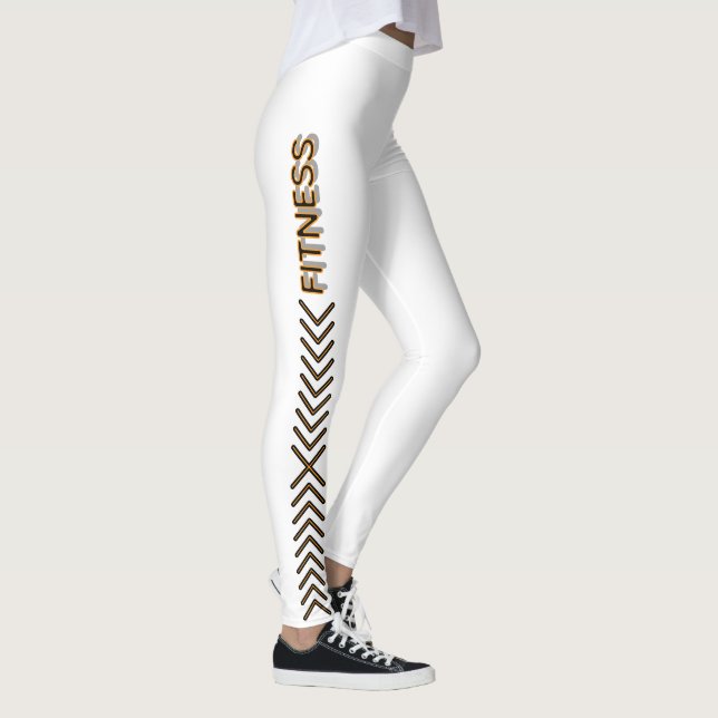 "FITNESS FOR HEALTH LIVING",  LEGGINGS (Right)