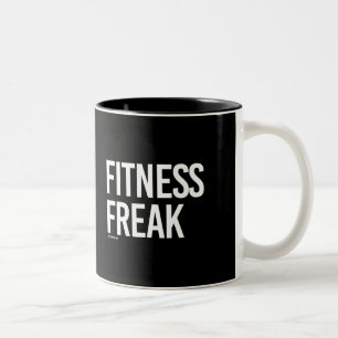 Fitness Freak - Training Fitness -.png Two-Tone Coffee Mug