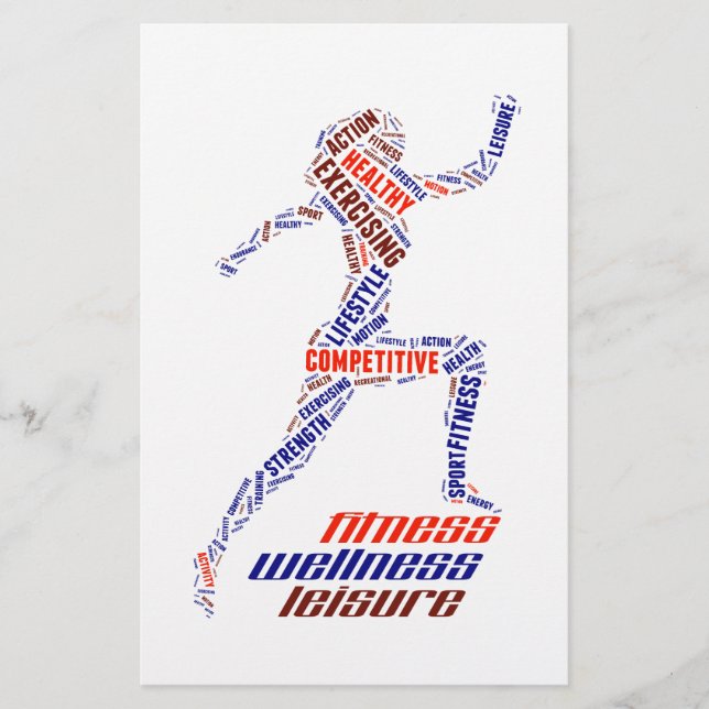 Fitness girl flyer (Front)