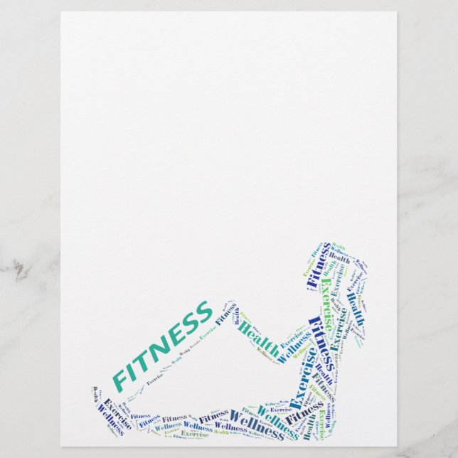 Fitness girl flyer (Front)