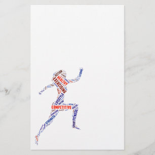 Fitness girl flyer