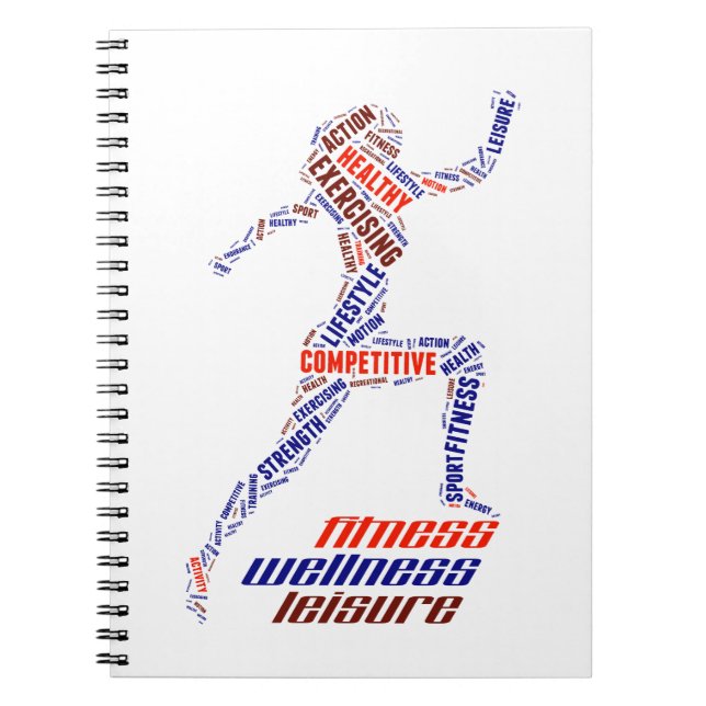 Fitness girl notebook (Front)