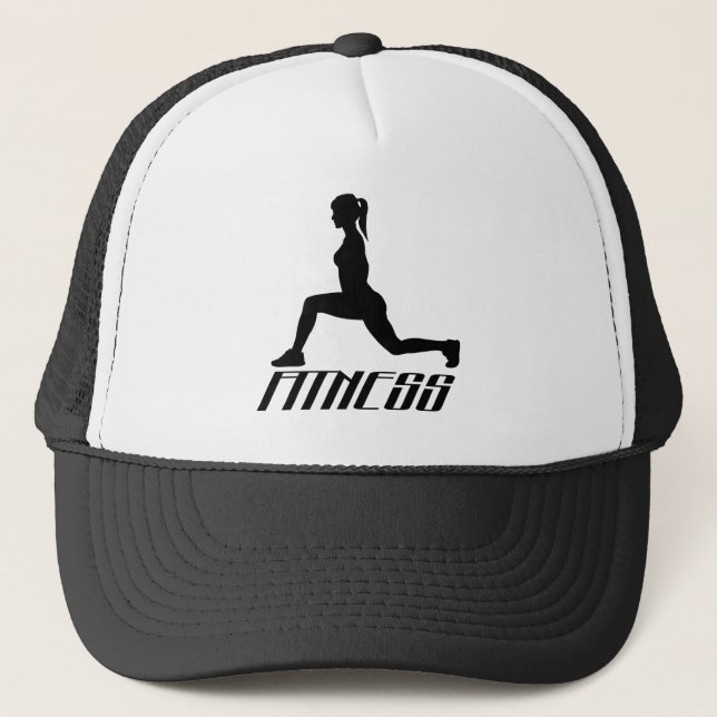 Fitness girl trucker hat (Front)