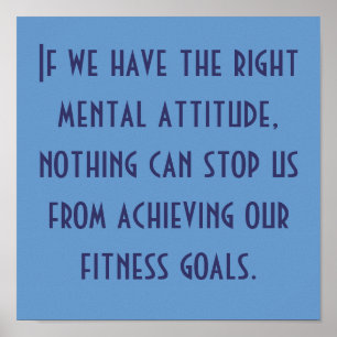 Fitness Goals Poster