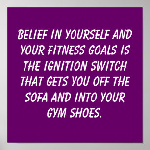 Fitness Goals Poster