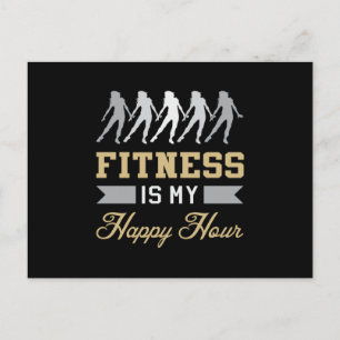 Fitness Gym Dance Dancing Workout Sport Gift Idea Postcard