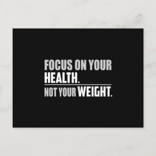 Fitness Gym Exercise Workout Sport Funny Gift Idea Postcard