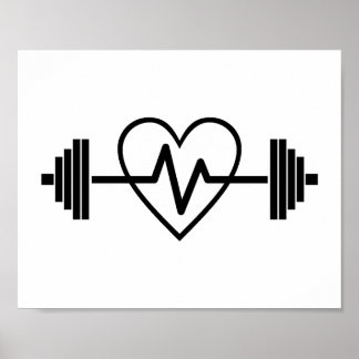 FITNESS GYM IS LIFE POSTER
