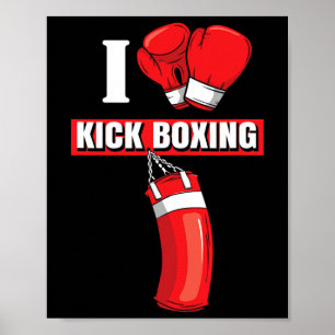 Fitness Gym Kickboxing Boxing For Men Women Kids M Poster