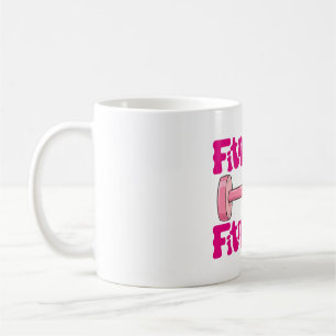 fitness gym motivational design coffee mug
