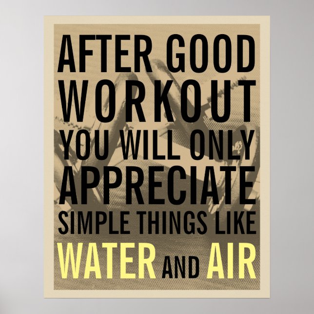 Fitness gym style motivation cover poster (Front)