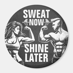 Fitness Gym Workout Bodybuilding Motivational Magnet