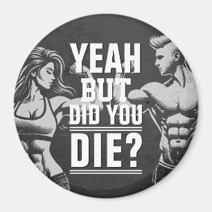 Fitness Gym Workout Bodybuilding Motivational Magnet