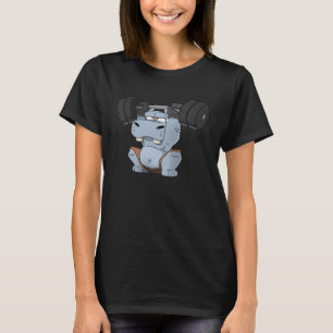 Fitness Hippo WOD Squats T-Shirt
