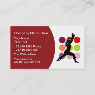 Fitness Instructor Business Cards