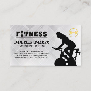 Fitness Instructor Health Business Card