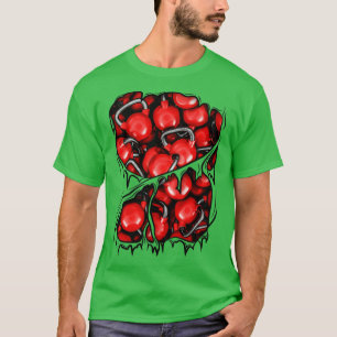 Fitness Kettlebells Inside Athlete Gym Halloween C T-Shirt
