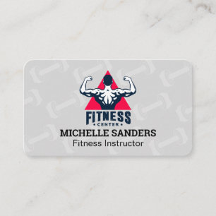 Fitness Logo   Personal Trainer   Health Business Card